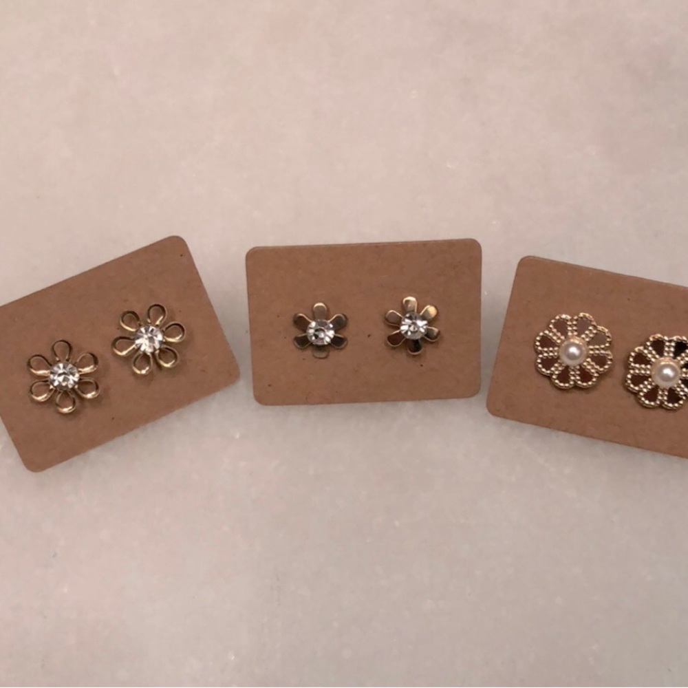 Flower earrings